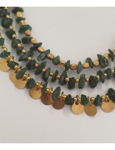 Collar Piedras Verde