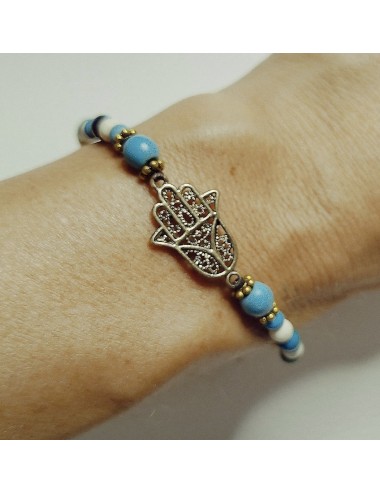 Pulseras Azul y Blanca-...