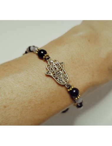 Pulseras Negro y Gris - Fatima