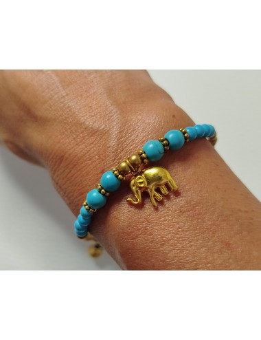 Pulseras Turquesa Elefante