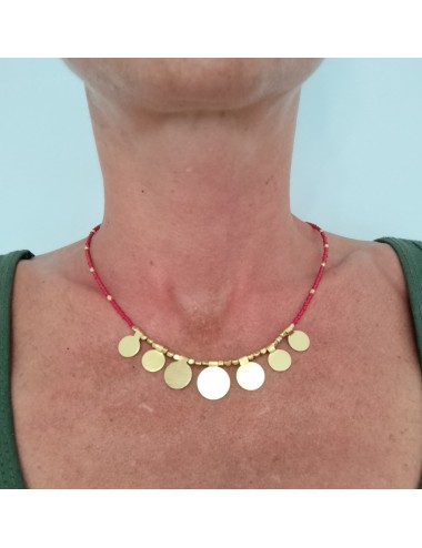 Collar Rojas - Colgantes Oro