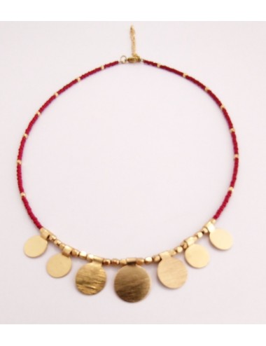 Collar Rojas - Colgantes Oro