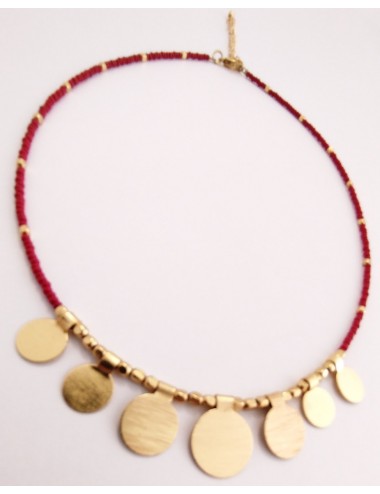 Collar Rojas - Colgantes Oro