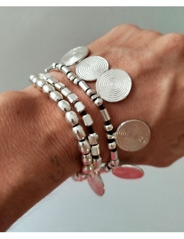 Brazalete Perlas y Medallas...