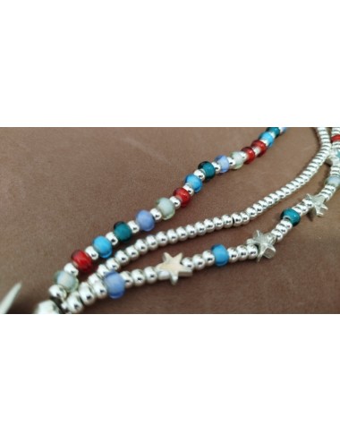 Pulsera Perlas y Estrellas