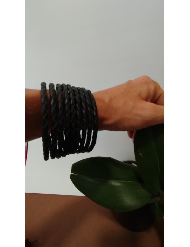 Pulsera en Espiral Cuero...