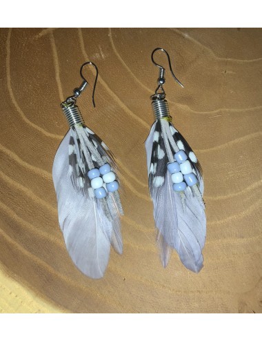 Pendientes Pluma