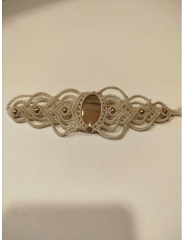 Pulsera Macramé Beige...