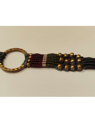 Pulsera Macramé círculo hueco