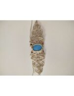 Pulsera Macramé Marrón Piedra