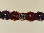 Pulsera de Macramé Espiral Piedra Turquesa