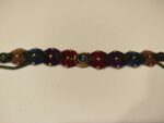 Pulsera de Macramé Espiral Piedra Turquesa