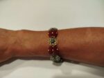 Pulsera de Macramé Mandala y Piedra Turquesa