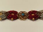 Pulsera de Macramé Mandala y Piedra Turquesa