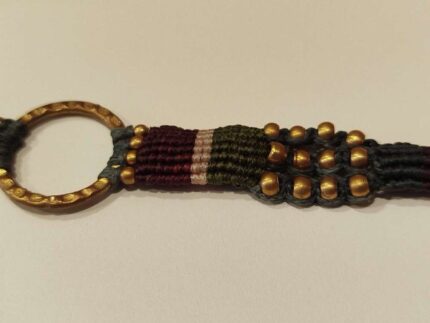 Pulsera Macramé círculo hueco