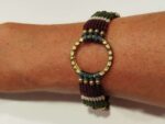 Pulsera Macramé círculo hueco