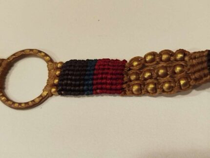 Pulsera Macramé círculo hueco