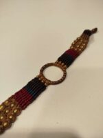 Pulsera Macramé círculo hueco