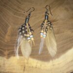 Pendientes Pluma