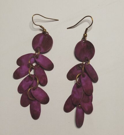 Pendientes Oriente Hojitas