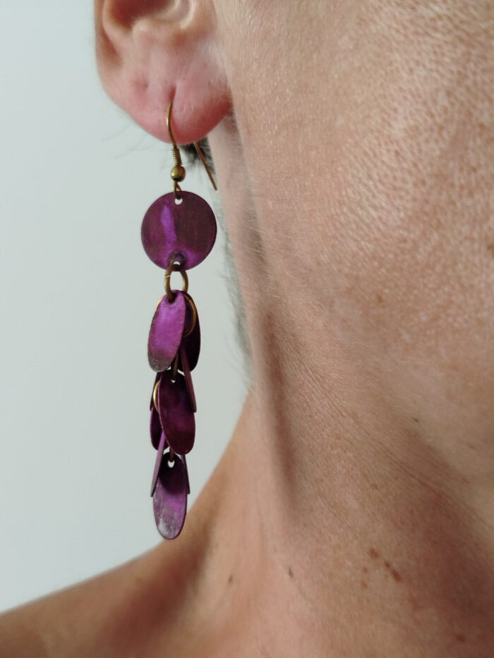 Pendientes Oriente Hojitas