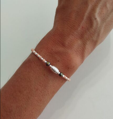 Pulsera de Cuentas Rosa
