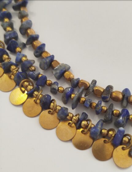 Collar piedras y medallas - layaring