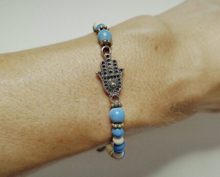 Pulseras Turquesa y Blanco - Fatima
