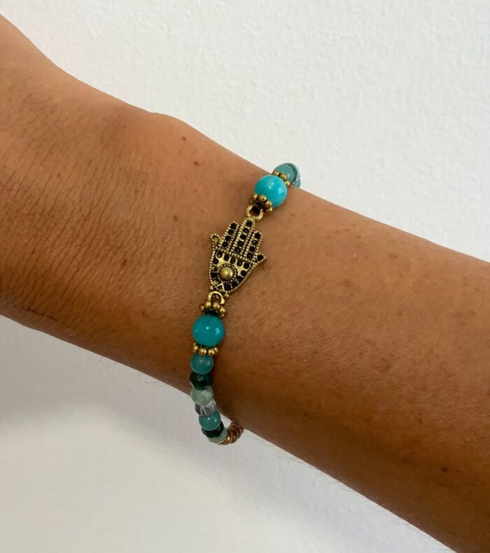 Pulseras Turquesa y Azul Claro - Fatima