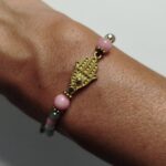 Pulseras Blanca y Rosa - Fatima