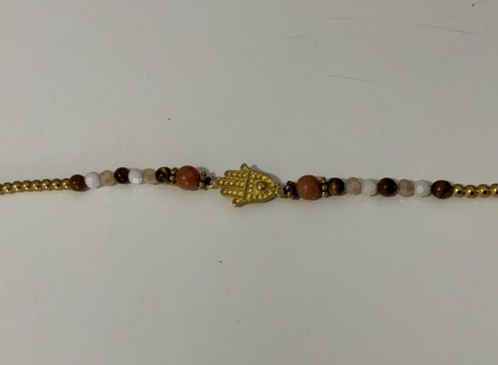 Pulseras Marrón y Blanco - Fatima
