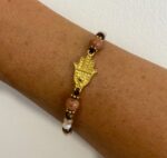 Pulseras Marrón y Blanco - Fatima