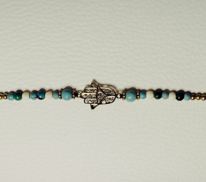 Pulseras Azul y Blanca- Fatima