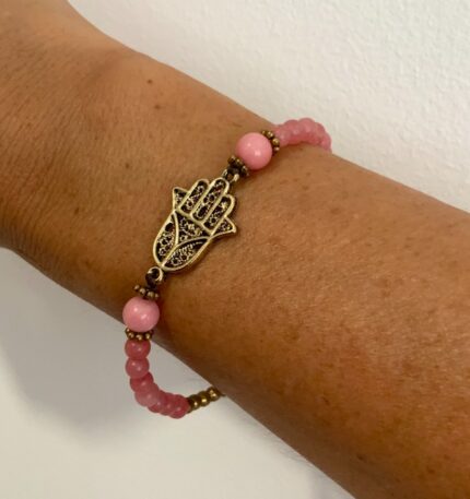 Pulseras Rosa - Fatima 1,5cm