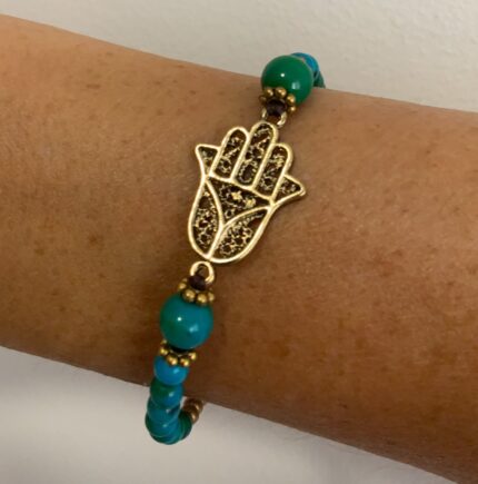 Pulseras Turquesa - Fatima 1,5cm
