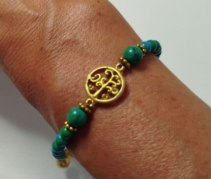 Pulseras Verde Agua Árbol Vida
