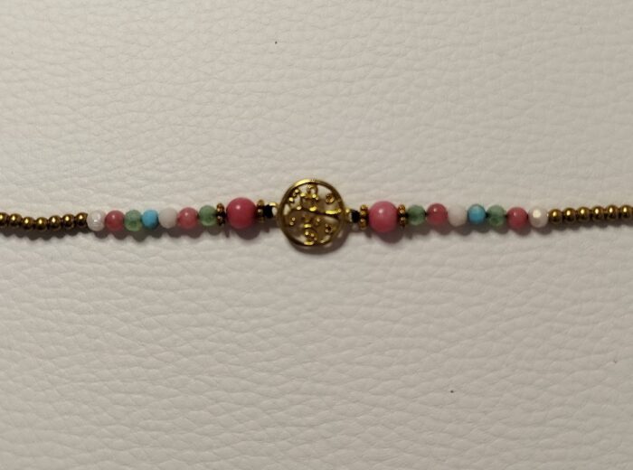 Pulseras Rosa/Azul Claro Árbol Vida