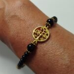 Pulseras Negro Árbol Vida