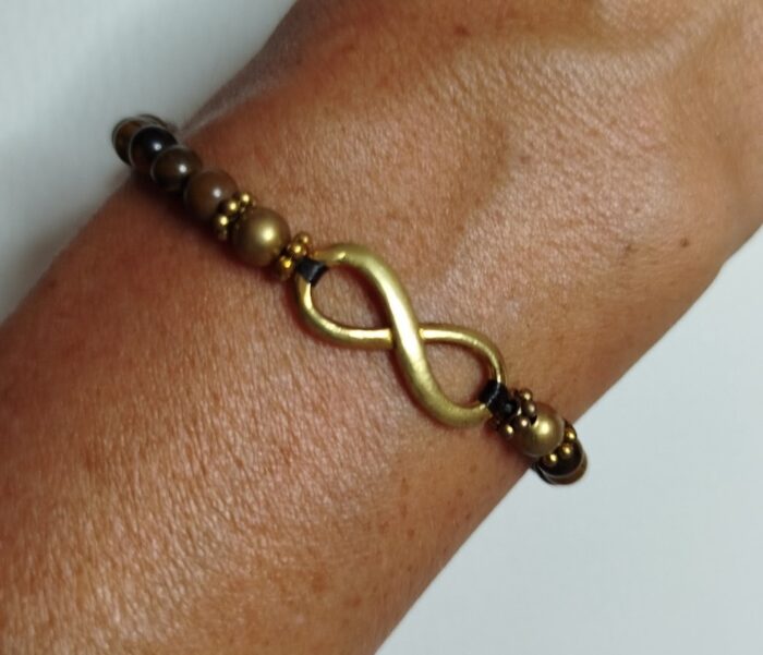 Pulseras Marrón Infinito
