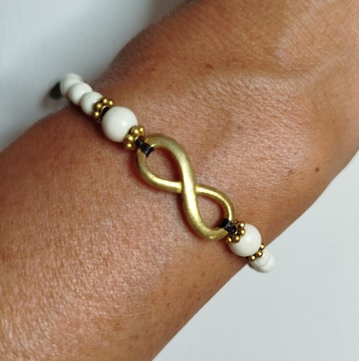 Pulseras Blanco Infinito
