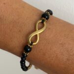 Pulsera Negra Infinito