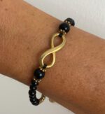 Pulsera Negra Infinito