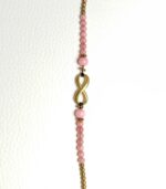 Pulsera Rosa Infinito