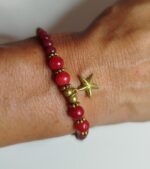Pulsera Roja Estrella