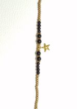 Pulsera Negra Estrella