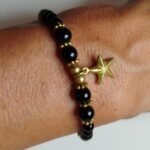 Pulsera Negra Estrella