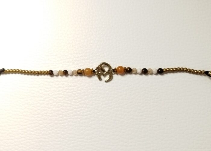 Pulseras Marrón/Blanco OM