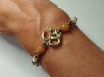Pulseras Marrón/Blanco OM