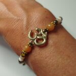 Pulseras Marrón/Blanco OM