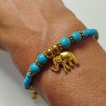 Pulseras Turquesa Elefante